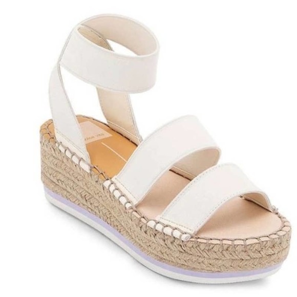 Dolce Vita Shoes - Dolce Vita Lury Espadrille Wedge Sandal White 10M